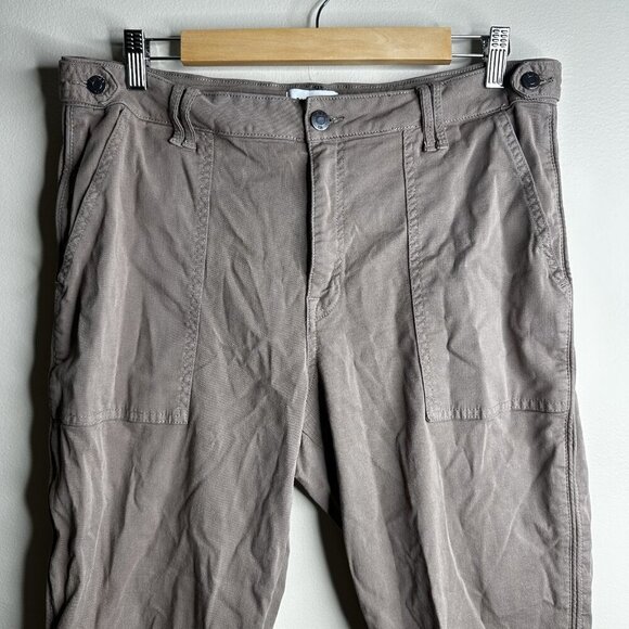 Pistola Crop Pants Safari Brown Sz 32 Revolve Punk Military Cargo Utility Grunge - Picture 2 of 11